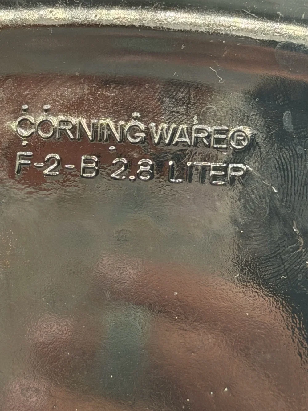 Corningware Casserole Dish with Lid Oval French Black Pyrex 2.5qt 2.8L Bakeware